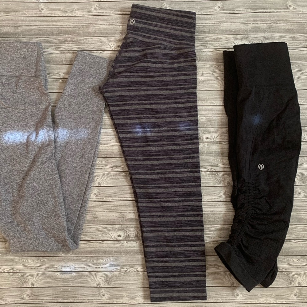 Lululemon BSG Striped wunder under crop